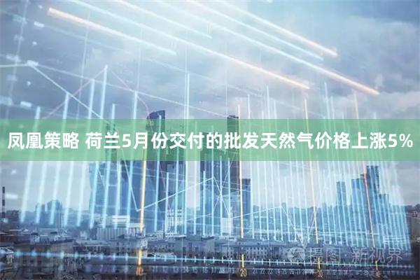 凤凰策略 荷兰5月份交付的批发天然气价格上涨5%