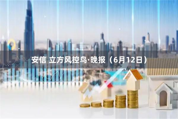 安信 立方风控鸟·晚报（6月12日）